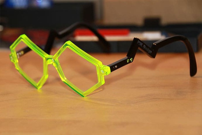 2019 - Brille PMMA Neon Grün